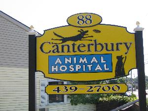 Canterbury Animal Hospital Sign